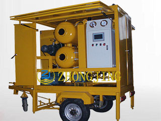 Box type enclosed trailer transformer oil purifier