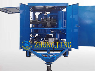 Trailer type single stage insulating oil purifier