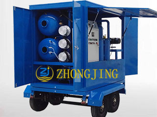 Trailer type double stage transformer oil purifier