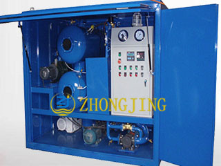 Double horizontal transformer oil purifier