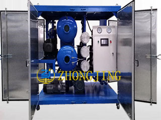 Intelligent automatic transformer oil vacuum filter